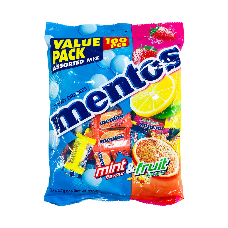 Mentos Mint And Fruit Mix 100's