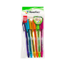 Flexstick 6in1 Multi Colored Smooth Ink Gel Pen Set