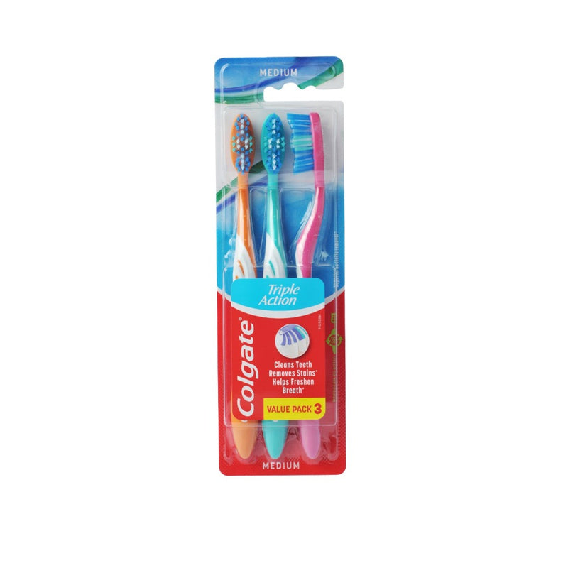 Colgate Toothbrush Triple Action 2's + 1