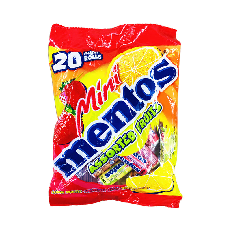 Mentos Mini Roll Candy Assorted Fruits  20's