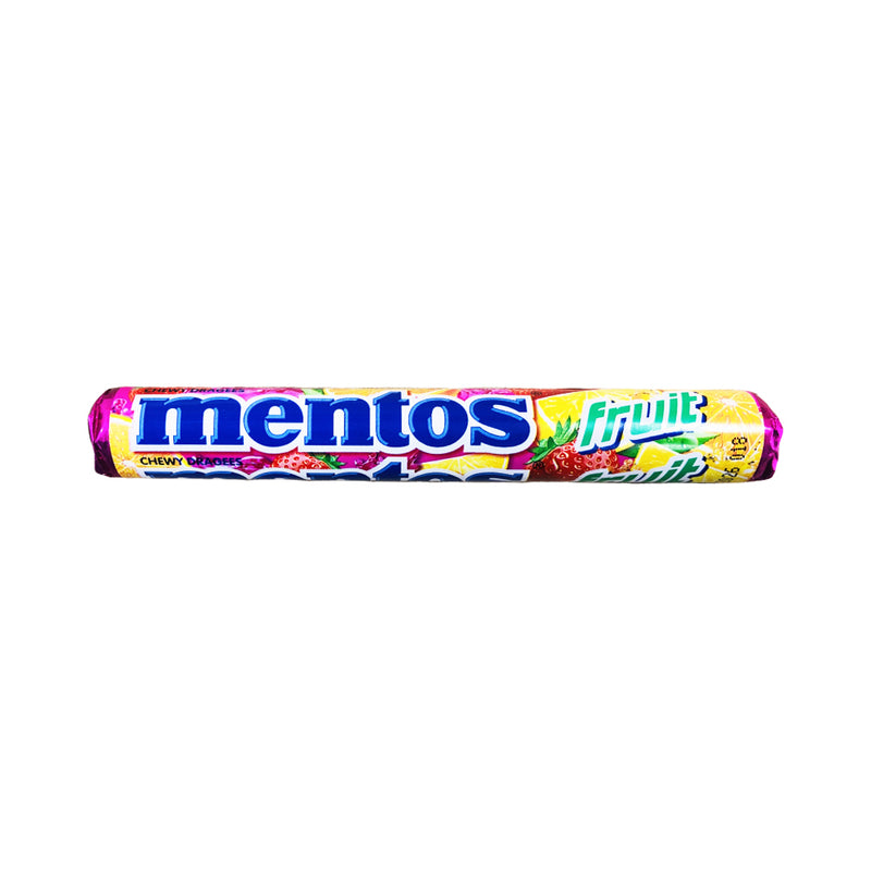 Mentos Candy Roll Single Fruit Roll 37.5g