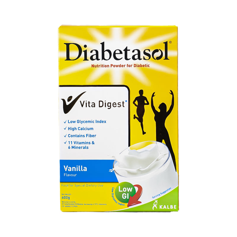 Diabetasol Powdered Milk Vanilla 600g