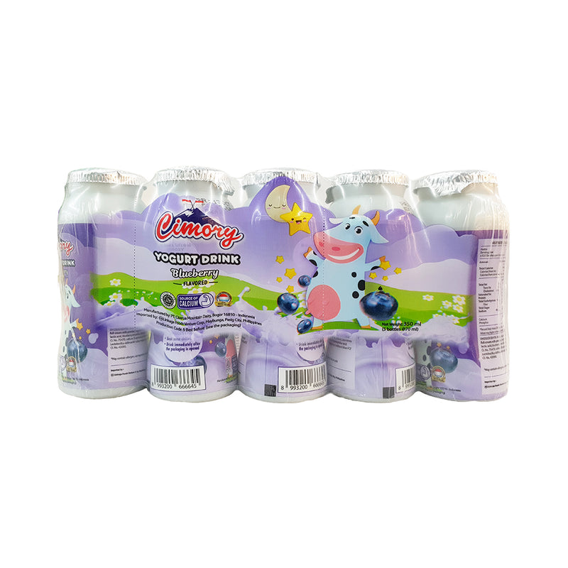 Cimory Yogurt Drink Blueberry 70ml 4's + 1