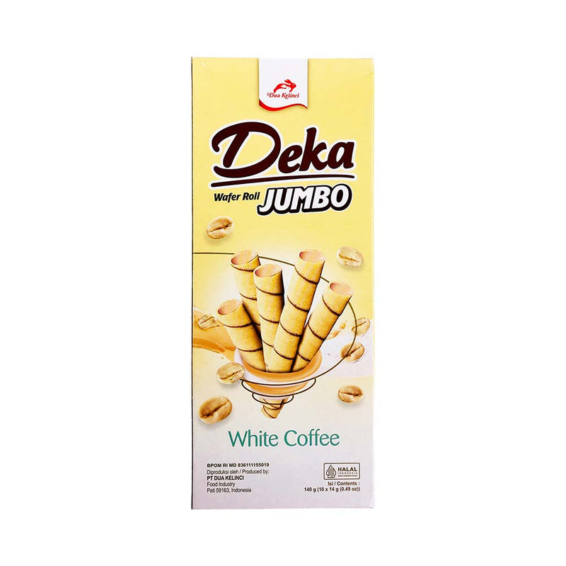 Deka Wafer Roll Jumbo White Coffee 140g