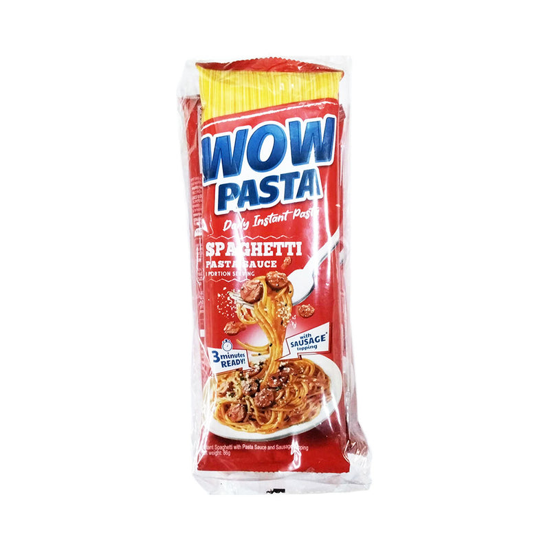 Wow Pasta Instant Spaghetti With Pasta Sauce 86g x 5's