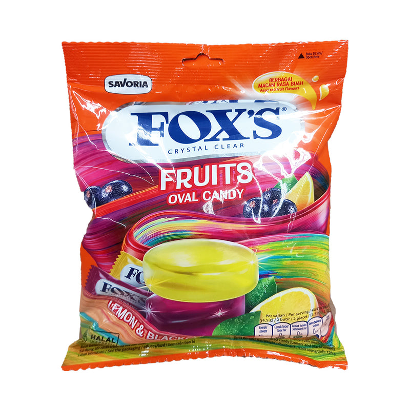 Fox's Crystal Clear Candy Oval 125g