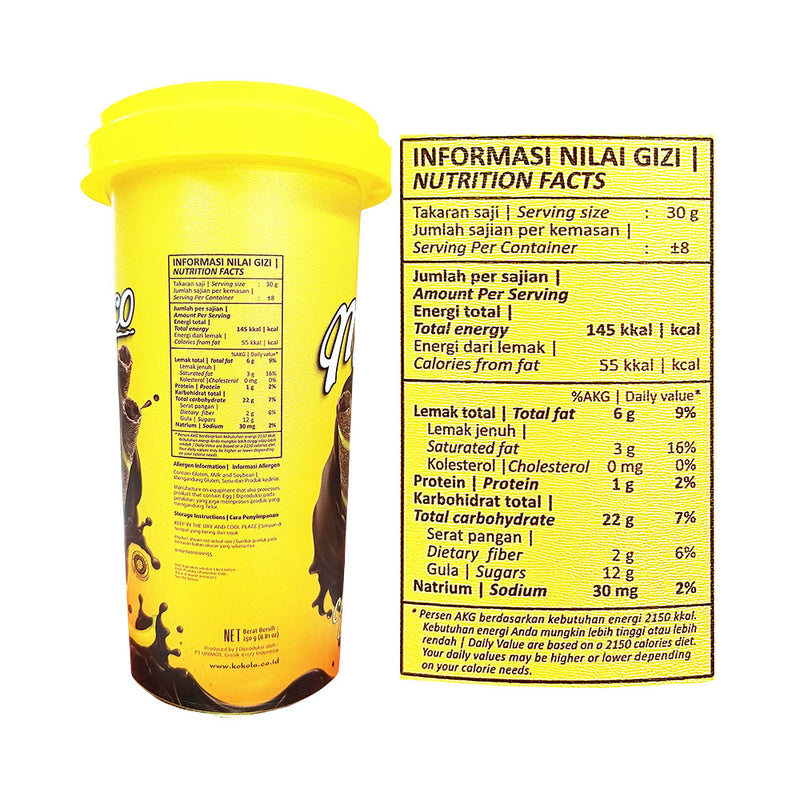 Majorico Wafer Roll Choco Banana 250g