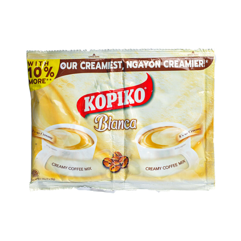 Kopiko Blanca Creamy Coffee Twin Pack 58g