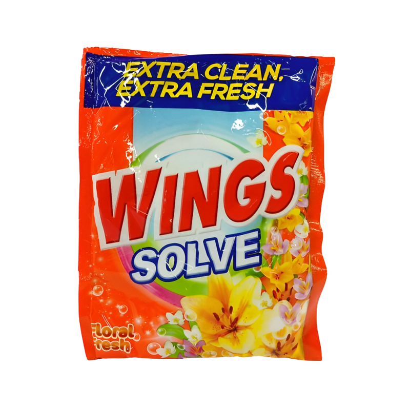 Wings Solve Detergent Powder Floral Fresh 60g