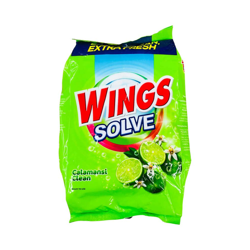 Wings Solve Detergent Powder Calamansi Clean 1.1kg