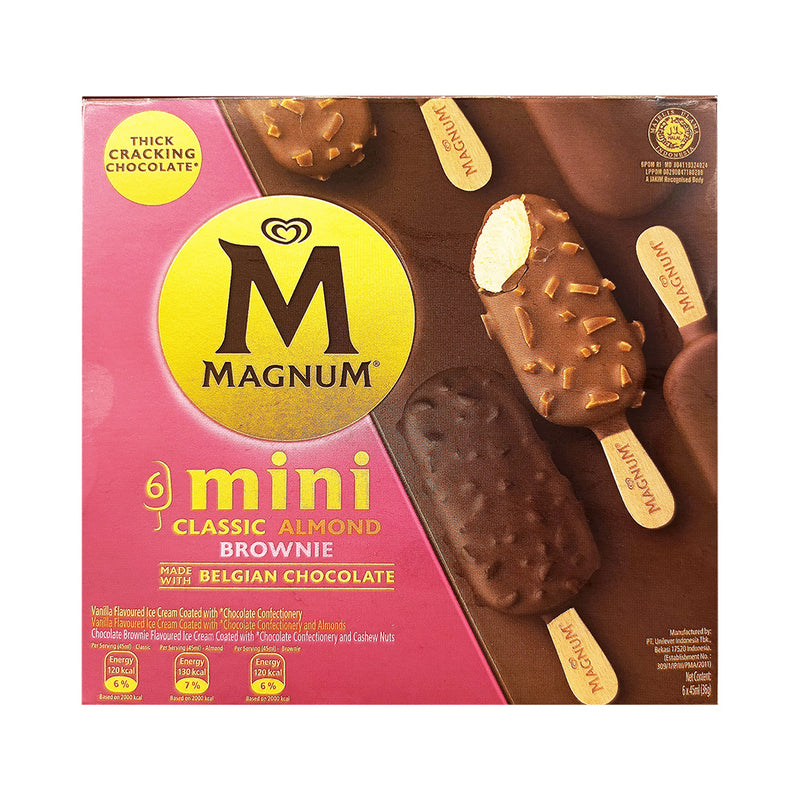 Selecta Magnum Mini Classic Almond Brownie 45ml x 6's