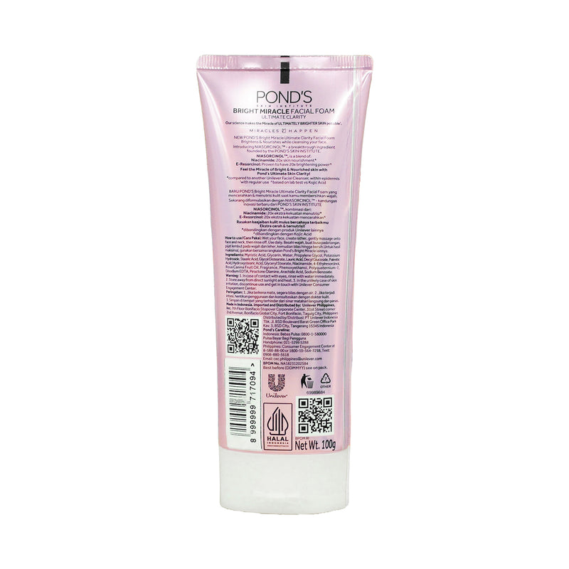 Ponds White Beauty Spotless Rosy White Lightening Facial Foam 100g