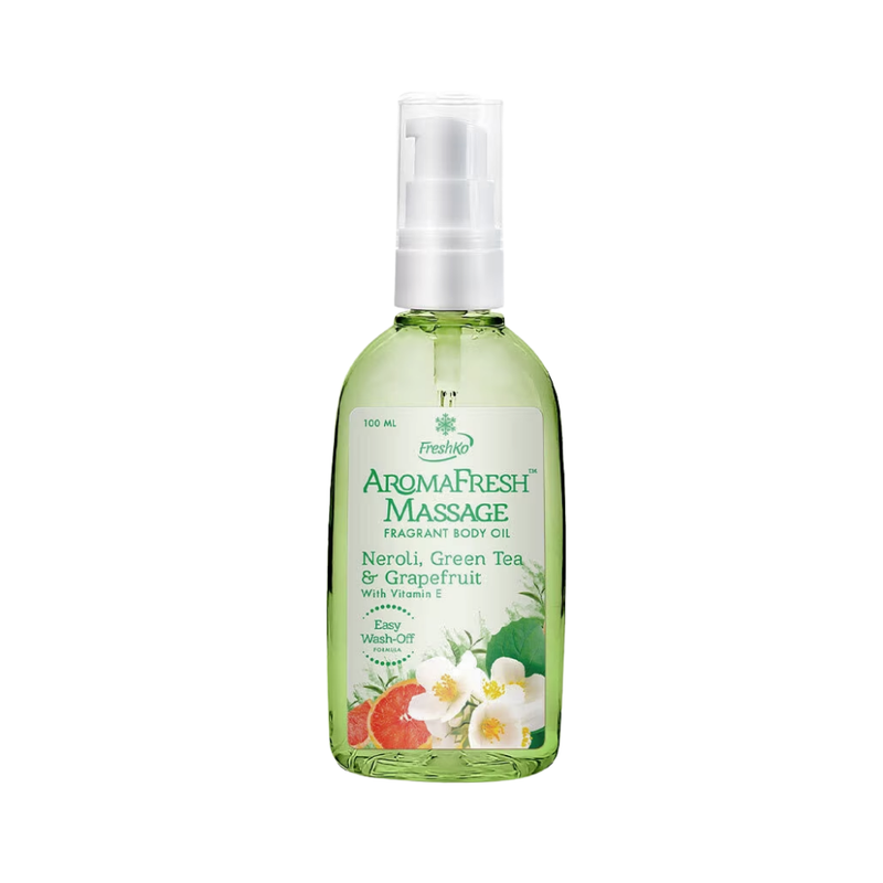 Freshko AromaFresh Massage Body Oil Neroli, Green Tea & Grapefruit 100ml