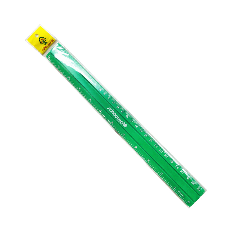 Schoolmate Colored Ruler 12in