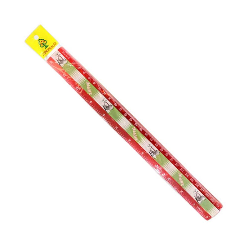 Schoolmate Ruler With Sticker 12in