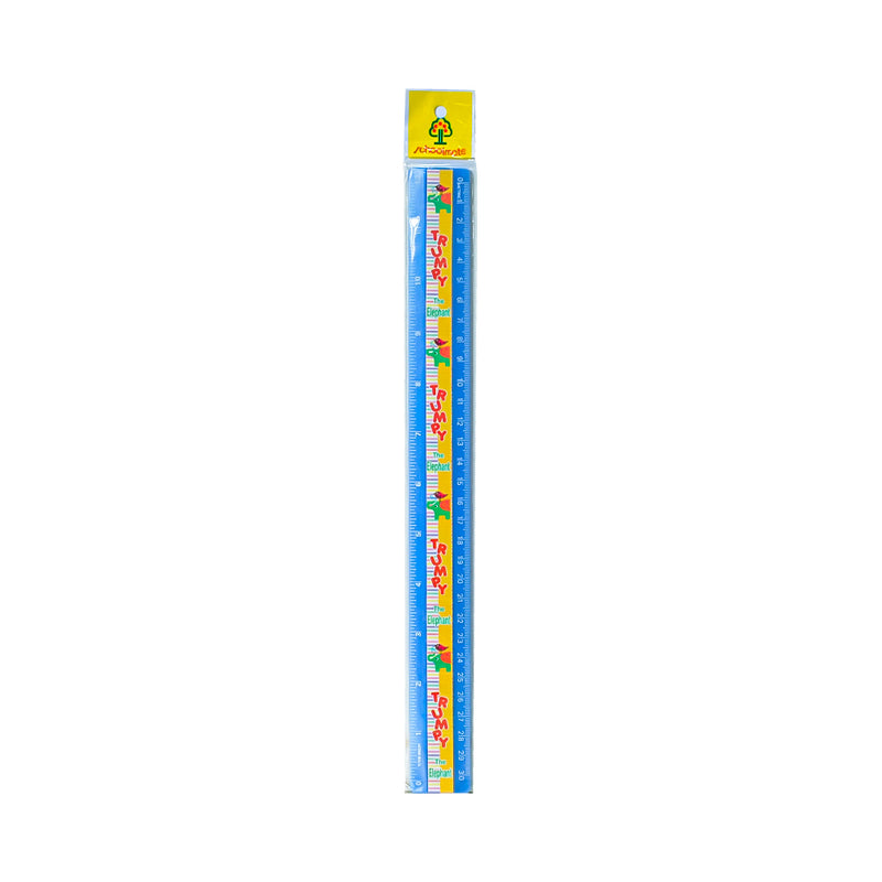 Colored Ruler With Sticker 12in