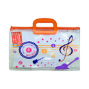 Adventurer Transparent Zipper Bag With Print