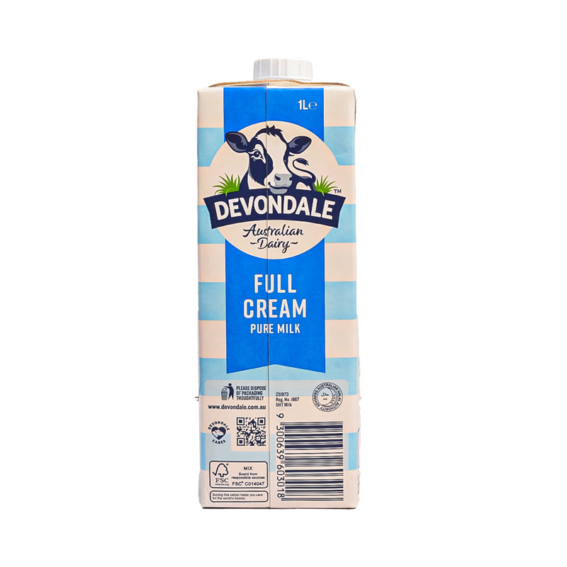 Devondale Full Cream Milk UHT 1L
