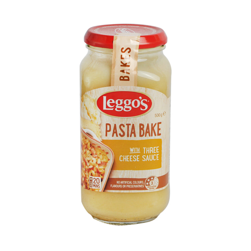 Leggo's Pasta Sauce Pasta Bake With Three Cheese Sauce 500g