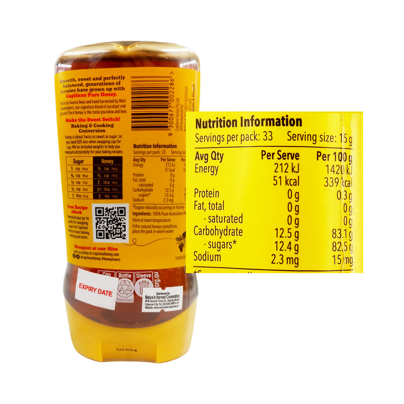 Capilano Pure Honey 500g