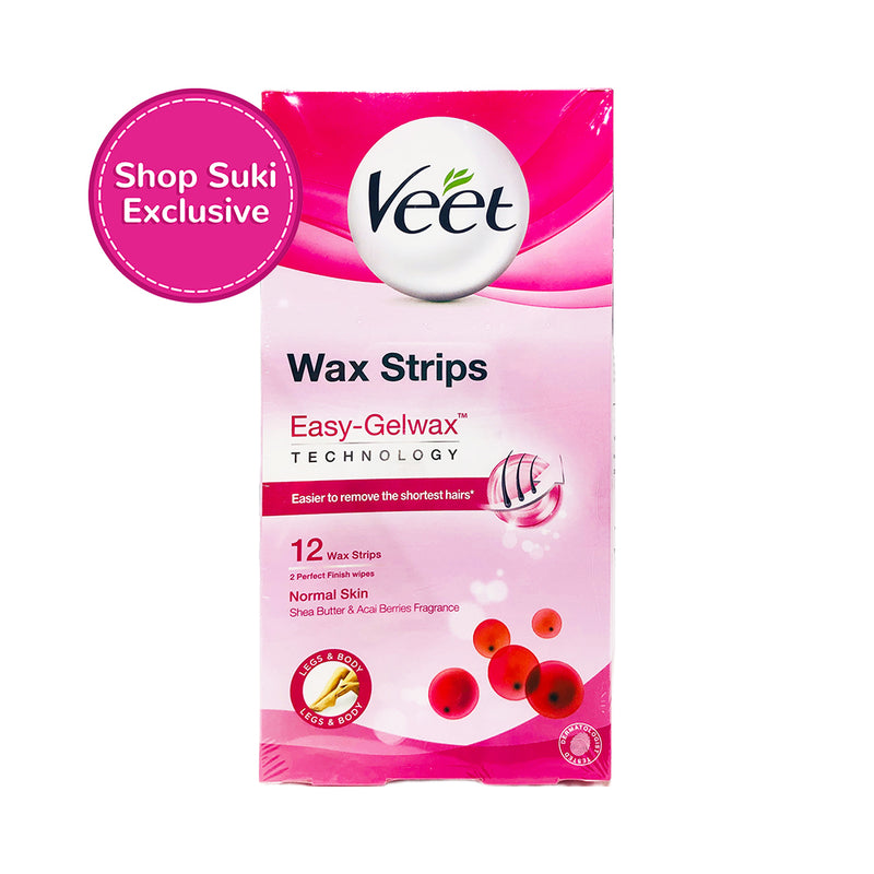 Veet Wax Strips Easy-Gelwax 12's