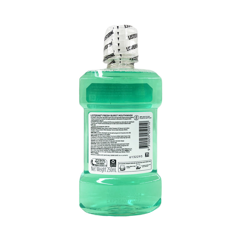 Listerine Mouthwash Fresh Burst 250ml