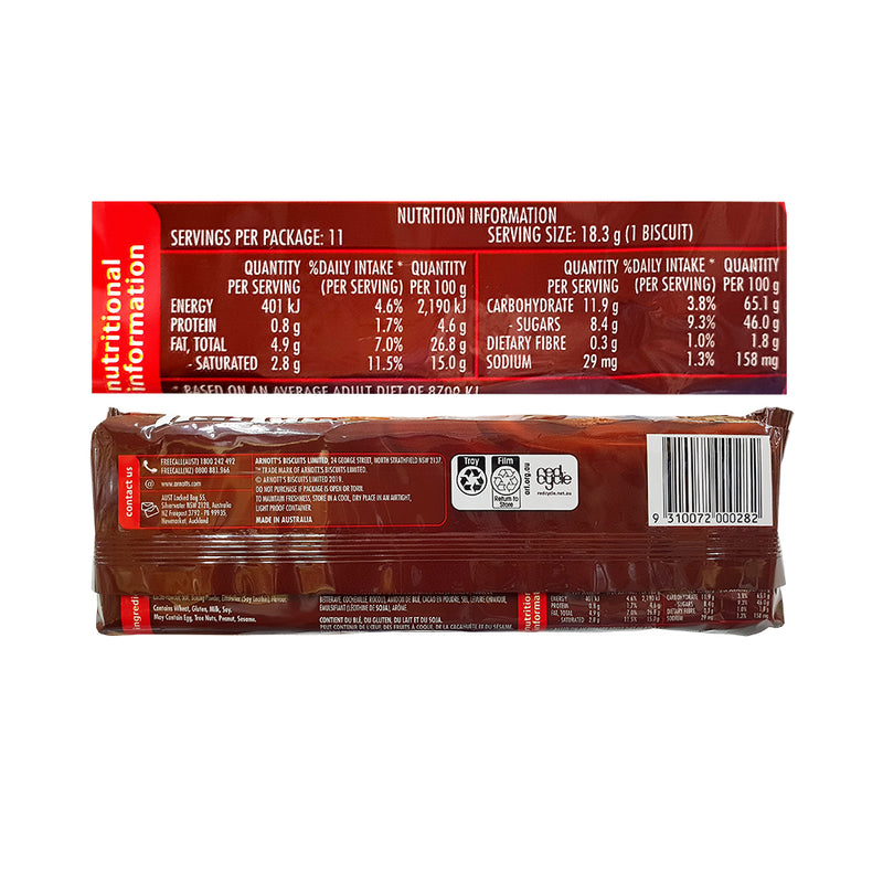 Arnott's Tim Tam Biscuits Original 200g