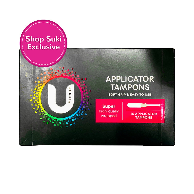 Kotex Applicator Tampons Super Individually Wrapped 16's