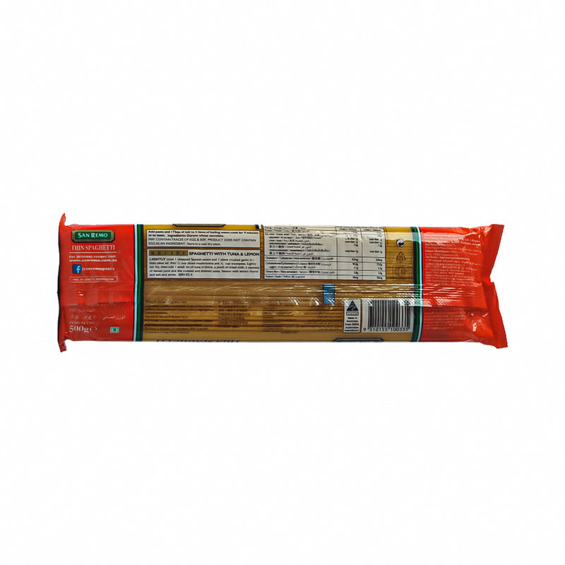 San Remo Long Thin Spaghetti 500g