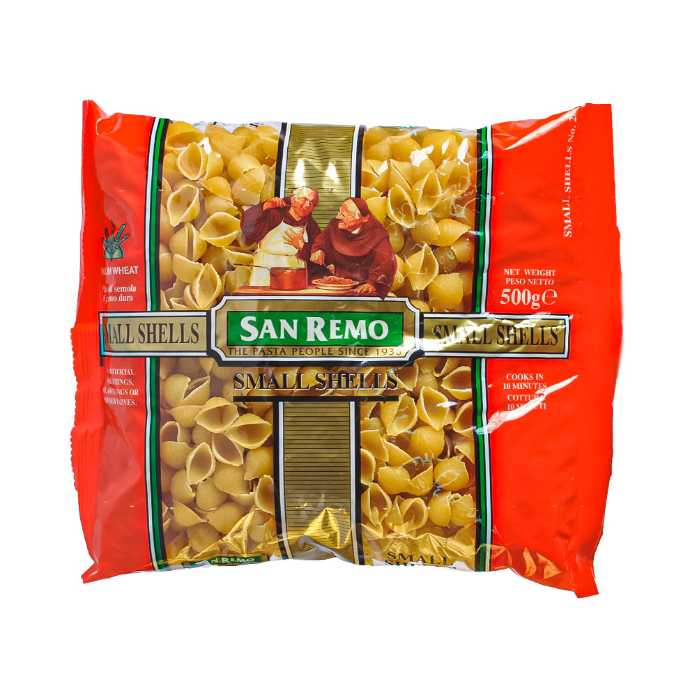 Shell 500g San Remo Short Pasta Small Shells 500g