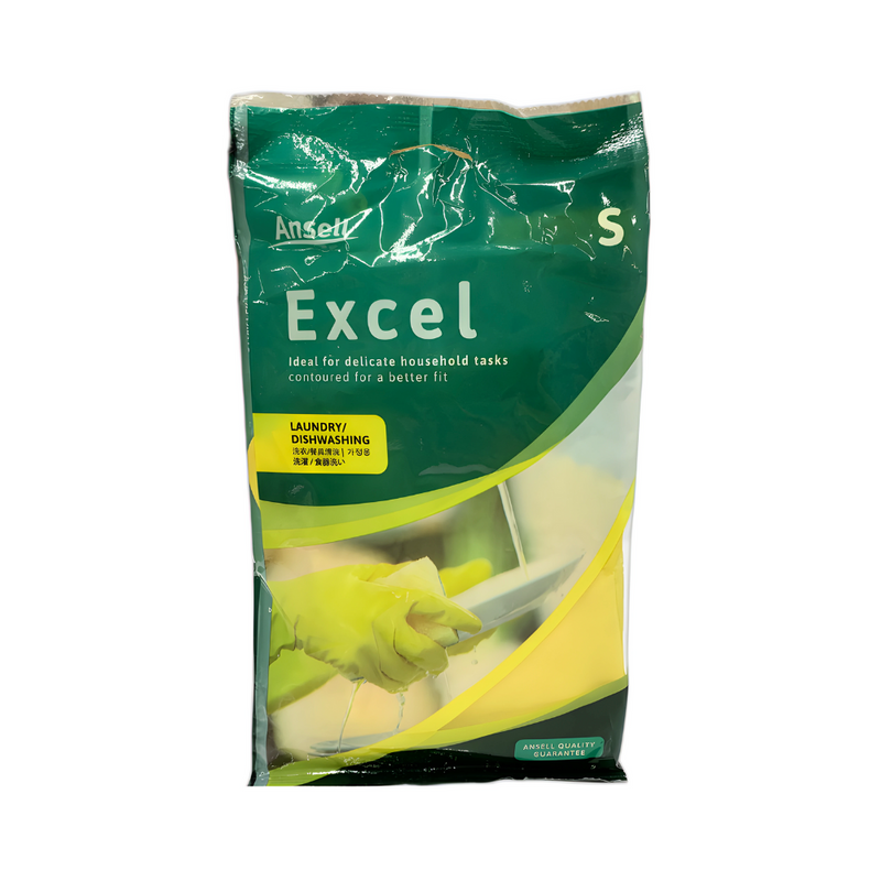 Ansell Gloves Excell Yellow Small