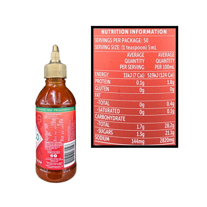 McILHenny Co. Tabasco Sauce Sriracha 300g (256ml)