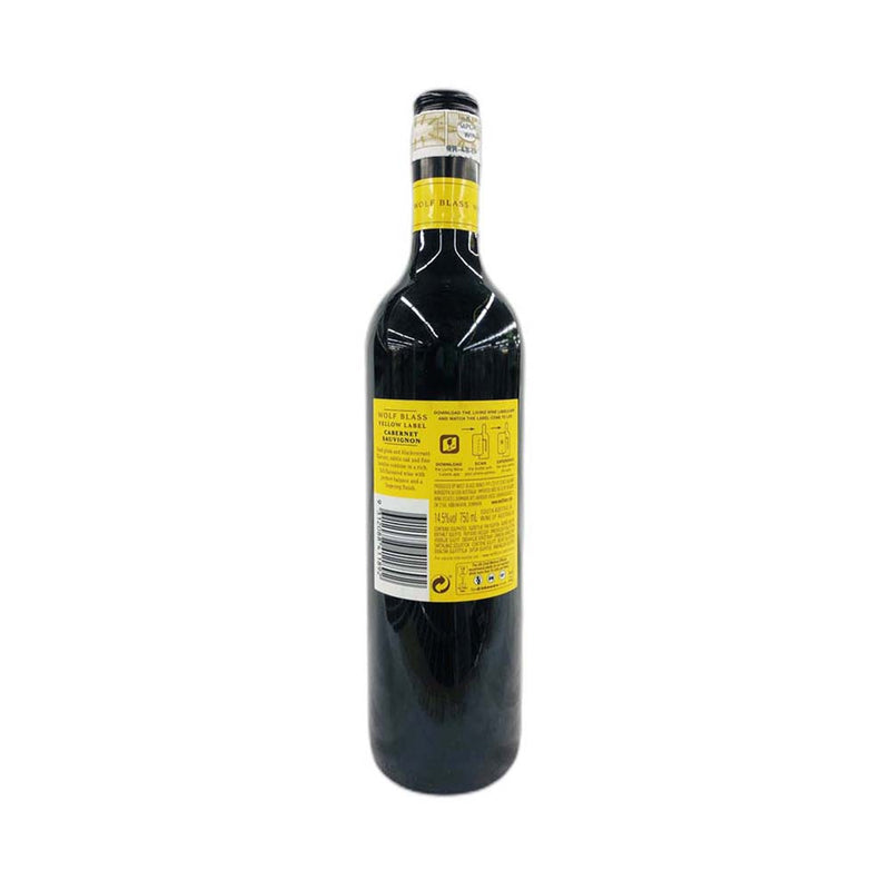 Wolf Blass Yellow Label Cabernet Sauvignon Red Wine 750ml