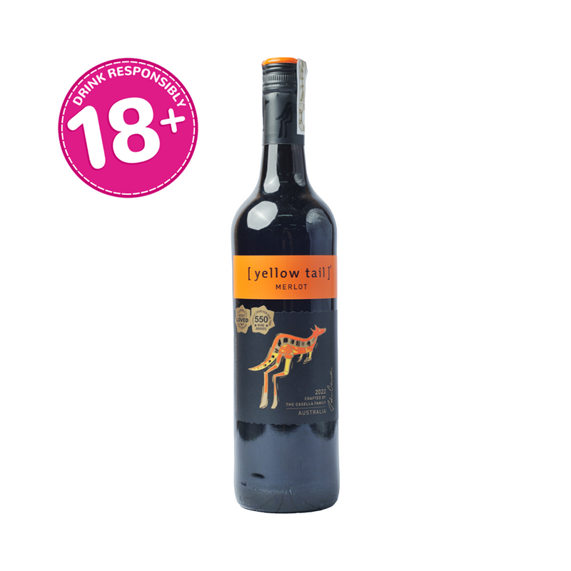 Yellow Tail Merlot Red Wine 750ml