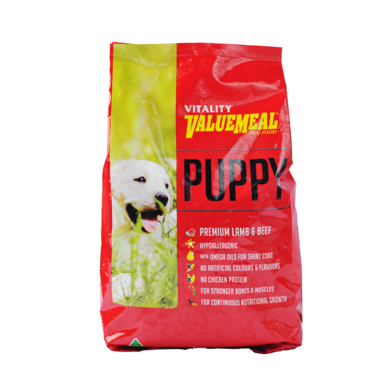 Vitality Value Meal Puppy Dog Food Small Bites 1kg