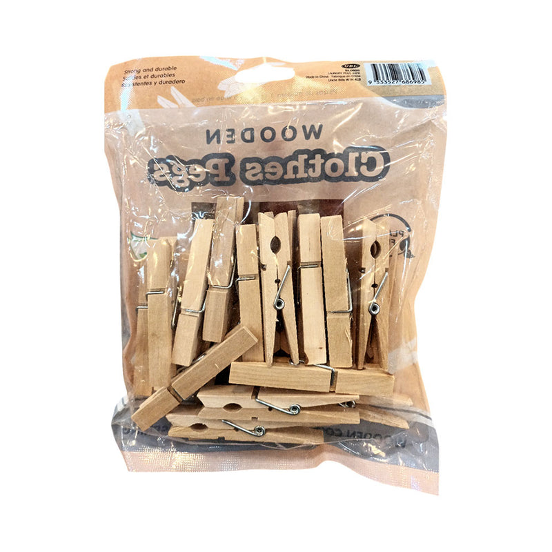 Wooden Clothes Clips 24's