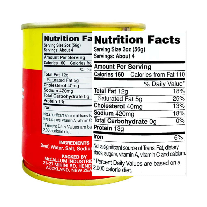 Palm Corned Beef With Juices 210g