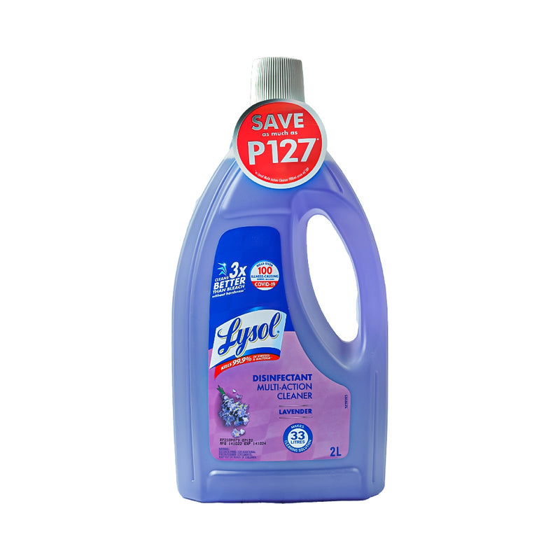 Lysol Disinfectant Multi-Action Cleaner Lavender 2L