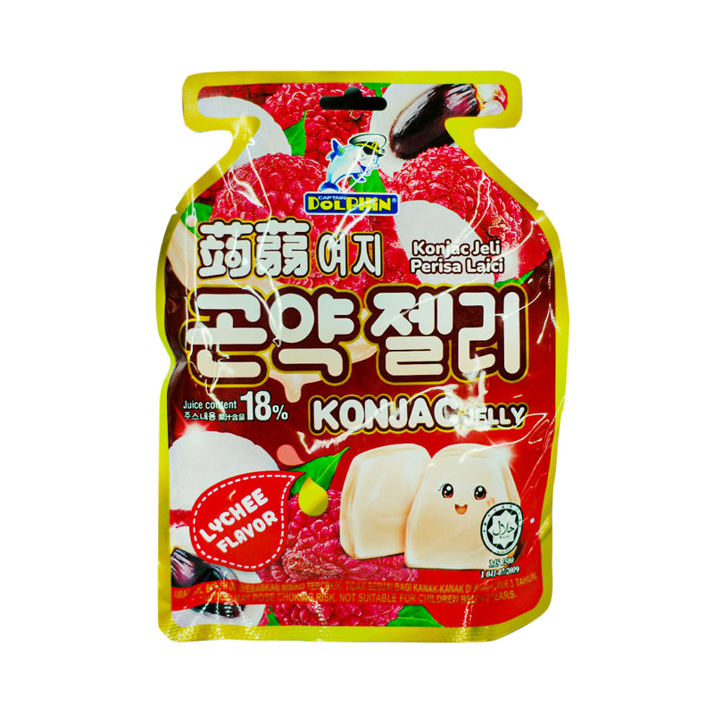 Dolphin Konjac Jelly Lychee 120g