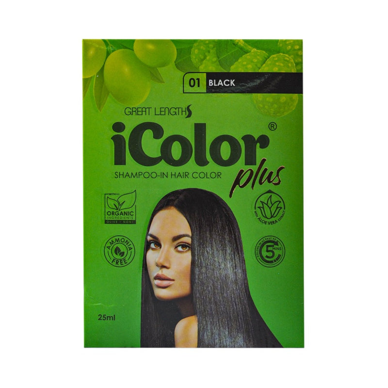 Icolor Shampoo In Hair Color Black 25ml