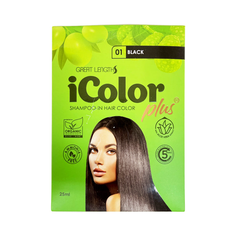 Icolor Shampoo In Hair Color Black 25ml