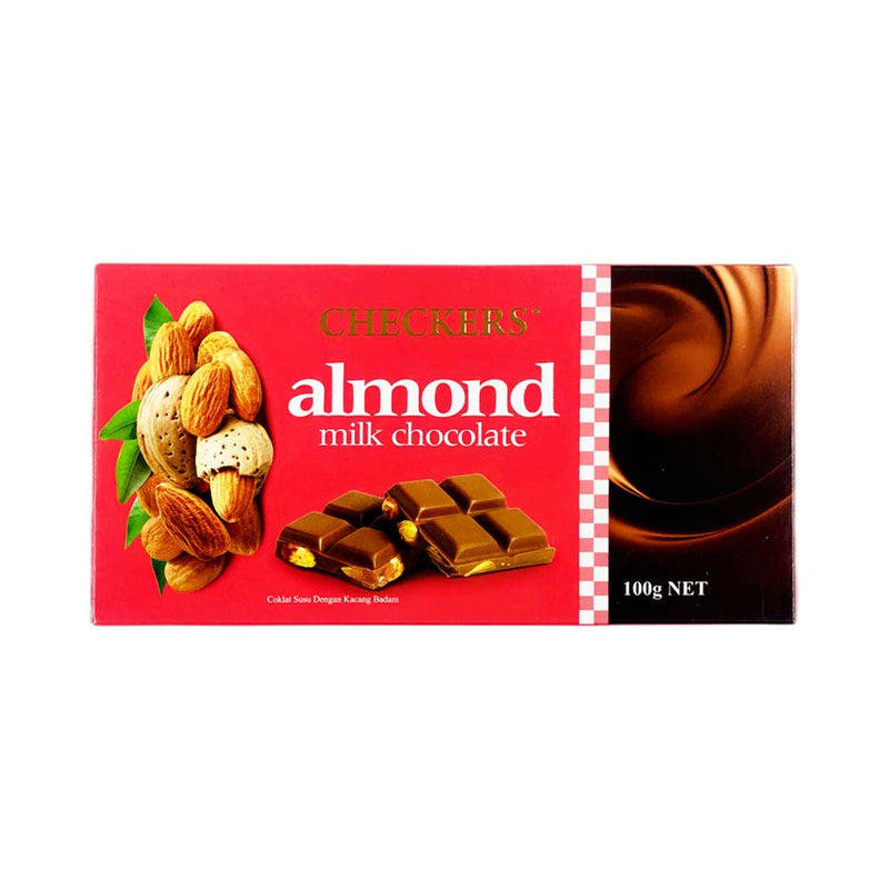 Checkers Choco Checkers Milk Chocolate Almond