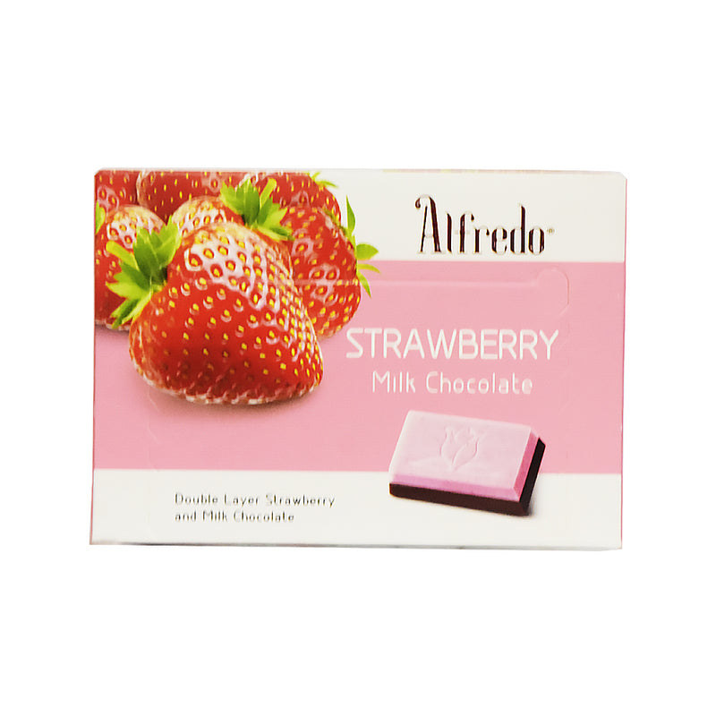 Alfredo Milk Chocolate Strawberry 60g