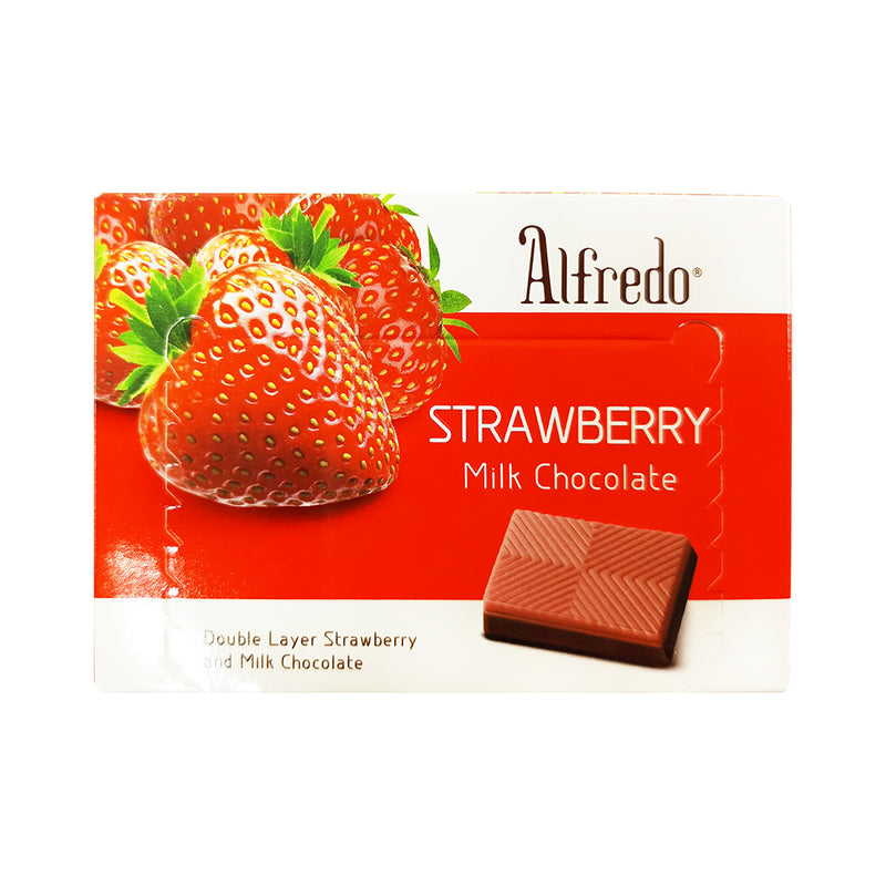 Alfredo Milk Chocolate Strawberry 60g