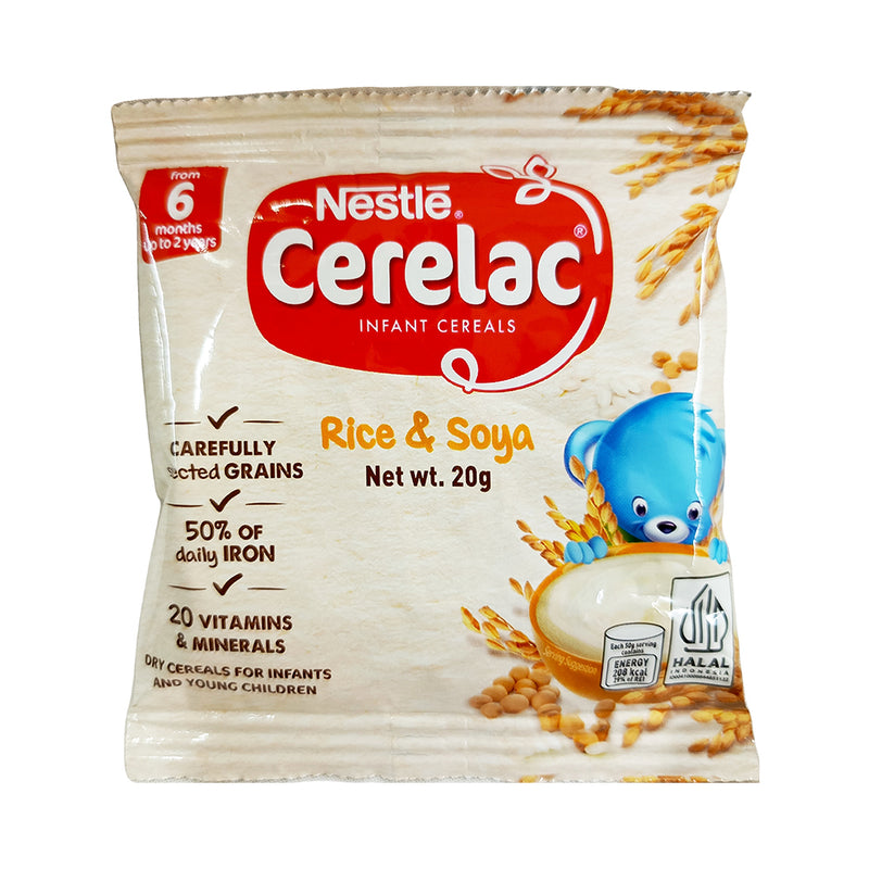 Nestle Cerelac Baby Food Rice And Soya 20g