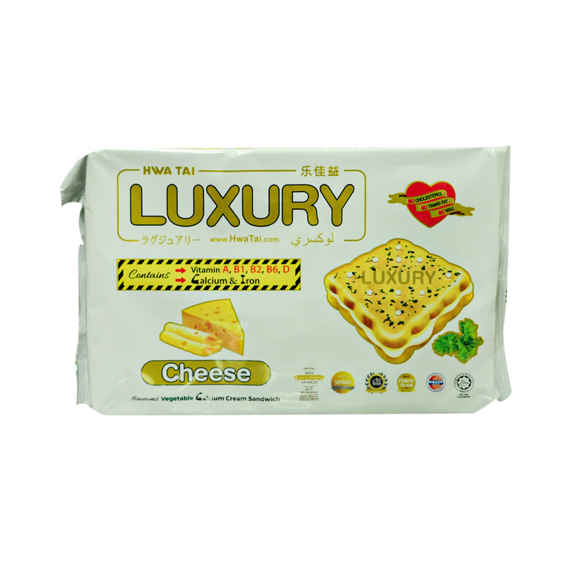 Hwa Tai Luxury Vegetable Cream Cracker Cheese 200g