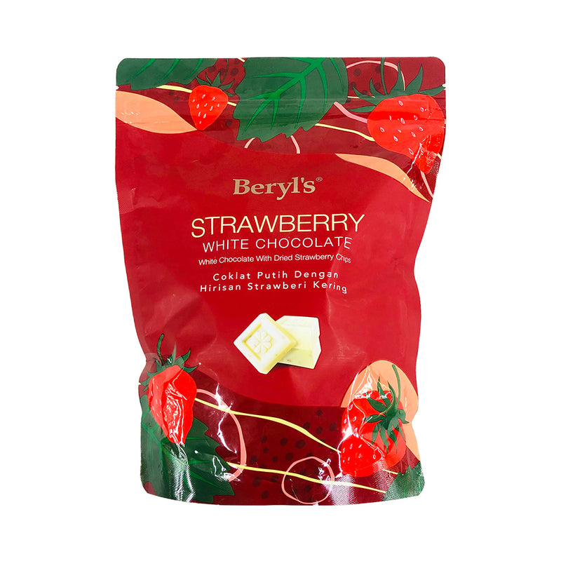 Beryl's White Chocolate With Strawberry Chips 280g