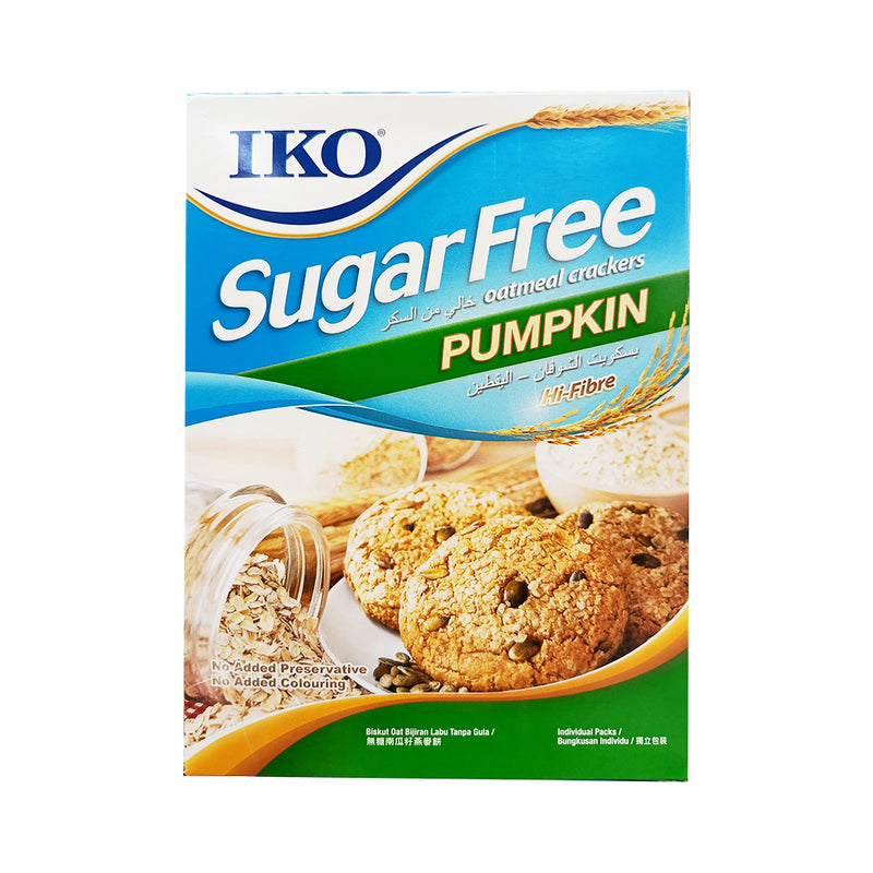 IKO Oatmeal Crackers Sugar Free Pumpkin 178g