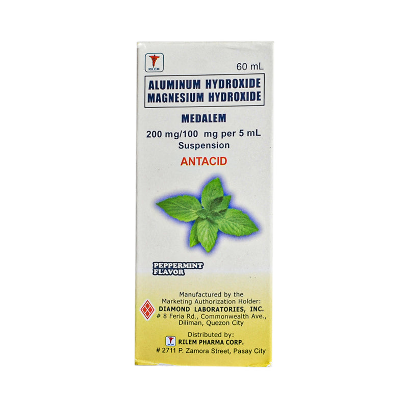 Aluminum Magnesium 200mg/100mg/5ml Suspension 60ml