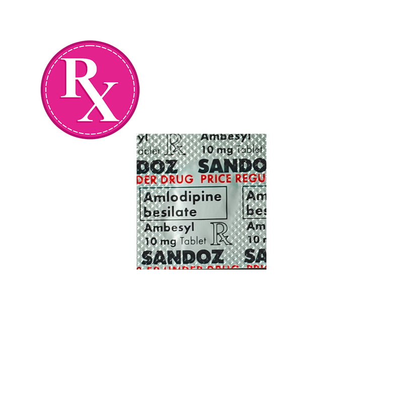 Ambesyl Amlodipine Besilate 10mg Tablet By 1's